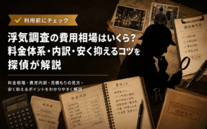 浮気調査の費用相場はいくら？料金体系・内訳・安く抑えるコツを探偵が解説